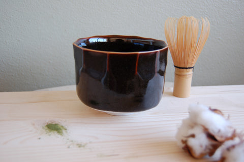 Tenmoku Tea bowl of Matthias Kaiser (spedizione gratuita )